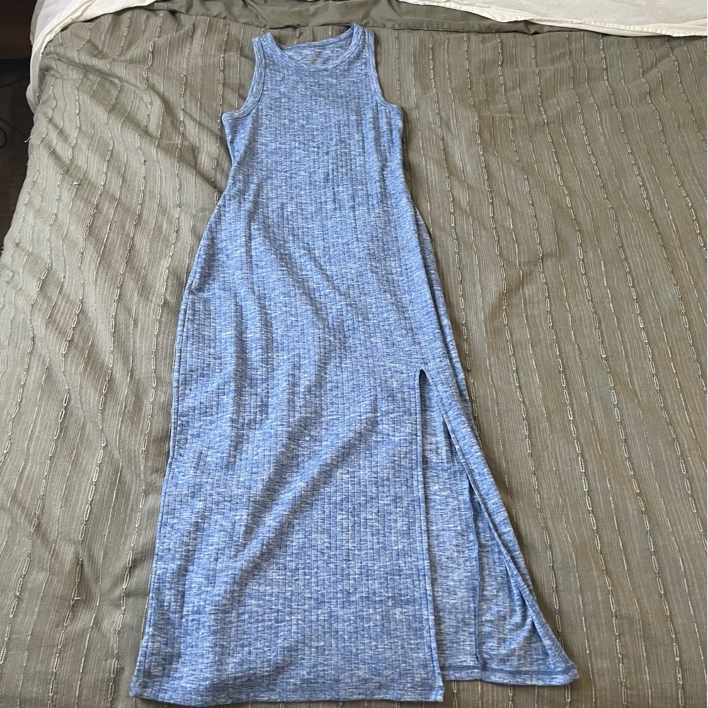 Ribbed midi dress